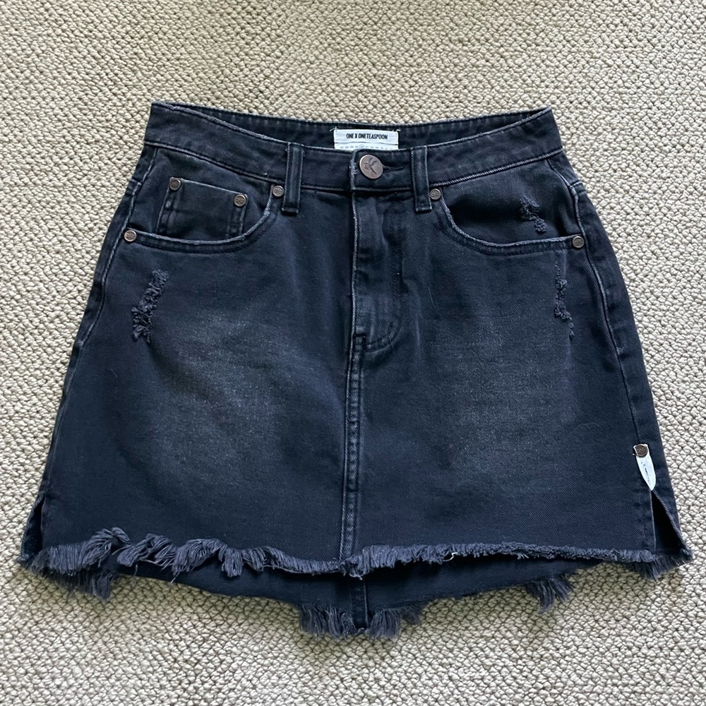 One Teaspoon l Denim Mini Skirt Size 26